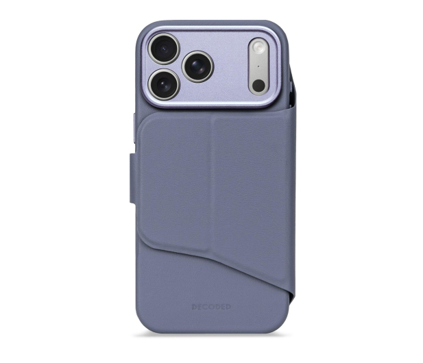 Decoded Textured Silicone Detachable Wallet, iPhone 17 Pro, Blue - 1359076 - zdjęcie